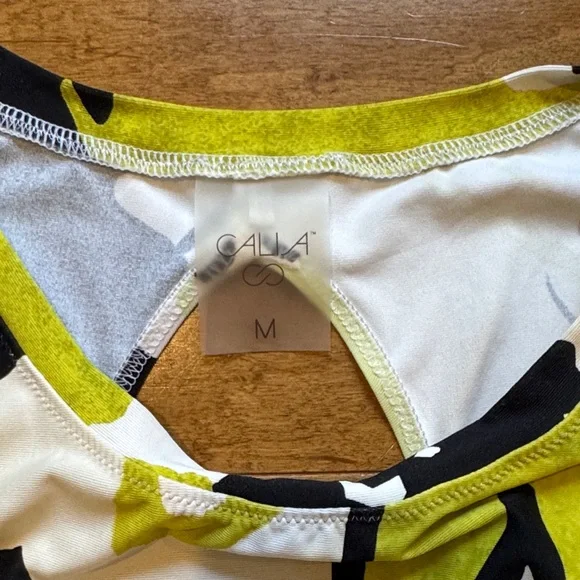 CALIA by Carrie Underwood Floral Swim Coverup Set - Top and High Rise Shorts - Picture 3 of 9